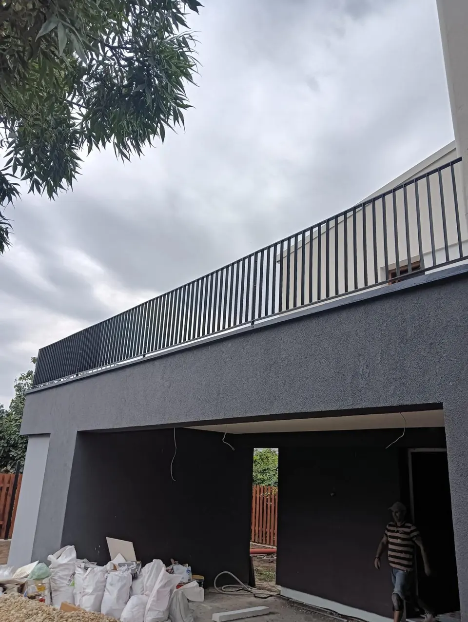 Balustradă pentru terasă pe acoperiș